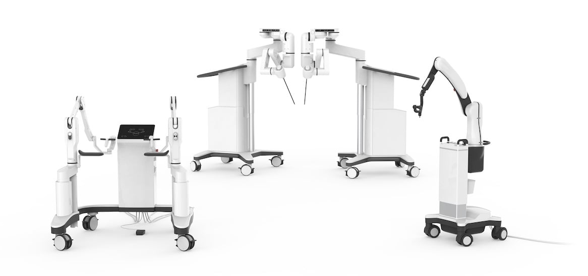 Dexter hybrid surgical robot