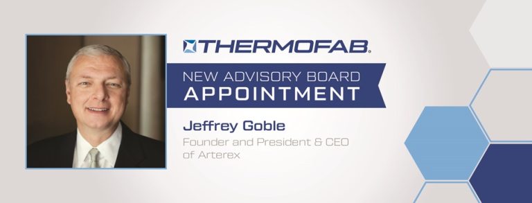ThermoFab has announced the appointment of Mr. Jeffrey Goble to its Board of Advisors, effective immediately.