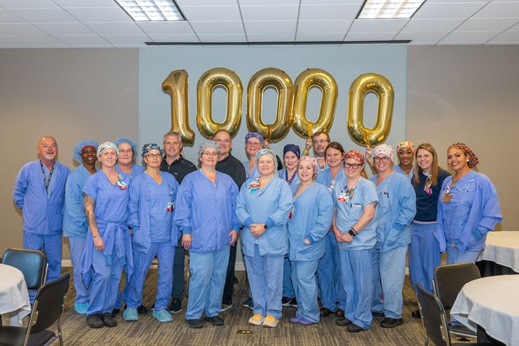 10,000 robotic surgery celebration