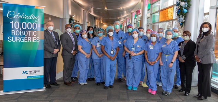 Holy Cross Health celebrates 10,000 robotic surgeries