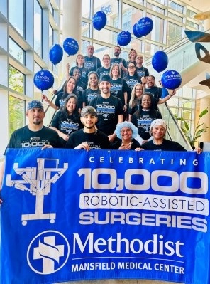 Medthodist Mansfield Medical Center celebrates10,000 robotic surgeries