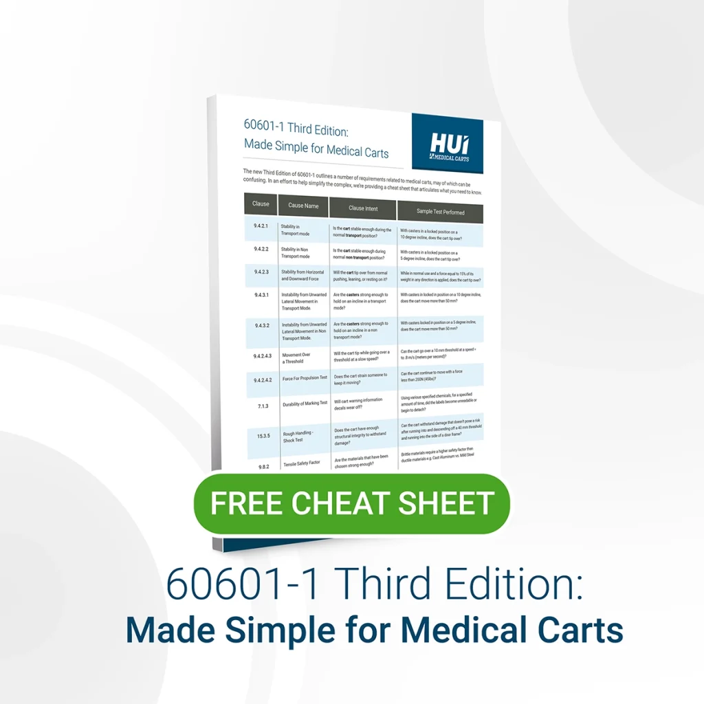 Cheat Sheet: IEC 60601-1 Third Edition for Medical Carts