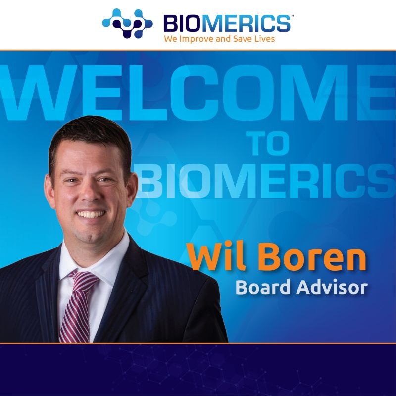 Biomerics Appoints Wil Boren to its Advisory Board